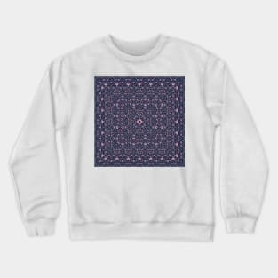 Bright square arabic ornate pattern Crewneck Sweatshirt